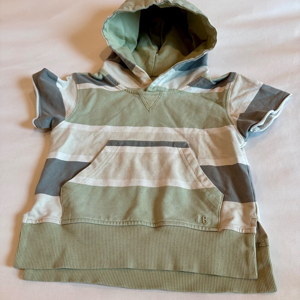Little Bipsy Baja Short Sleeve Hoodie 24M